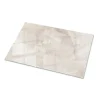 Wallfluent Dessus de table en verre trempé 100x70 cm Motif texturé de marbre- Plateau En Verre