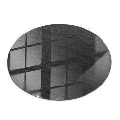 Wallfluent Plateau En Verre<Dessus de table en verre trempé fi50 cm Texture de pierre naturelle