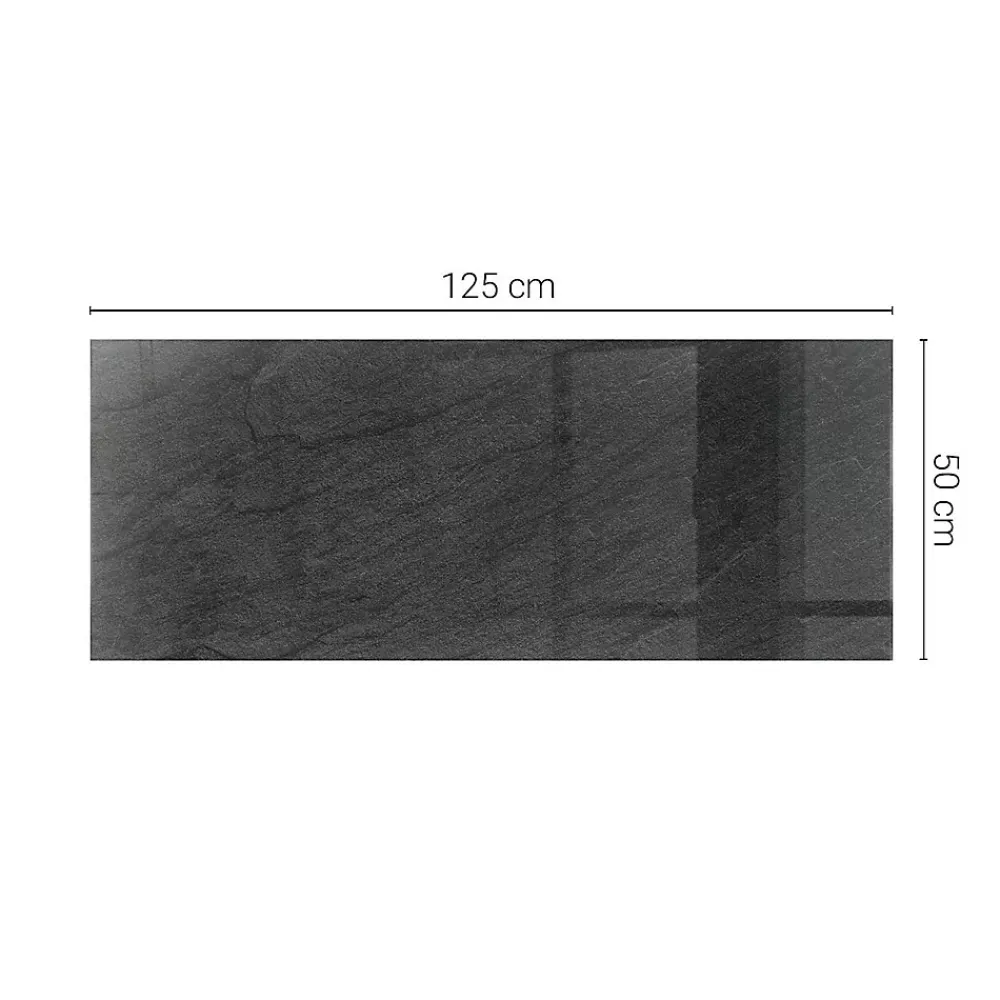 Wallfluent Plateau En Verre<Dessus de table en verre trempé 125x50 cm Texture de pierre naturelle