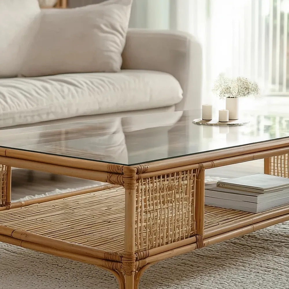 Wallfluent Dessus de table en verre trempé 100x50 cm Transparent- Plateau En Verre