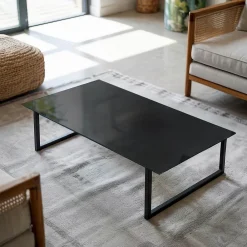 Wallfluent Plateau En Verre<Dessus de table en verre trempé 140x70 cm Couleur noire lisse