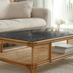 Wallfluent Plateau En Verre<Dessus de table en verre trempé 120x60 cm Motif de marbre veiné