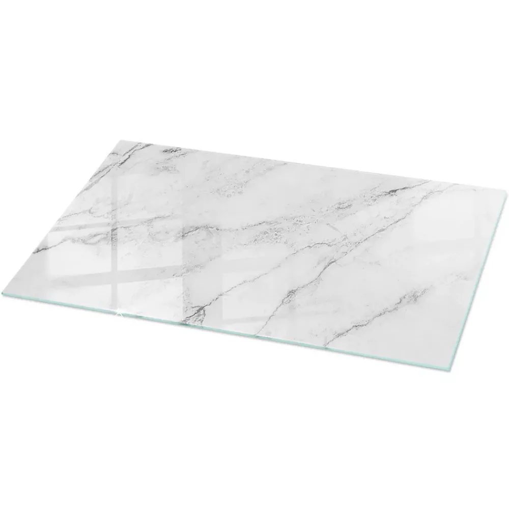 Wallfluent Plateau En Verre<Dessus de table en verre trempé 140x70 cm Motif de surface en marbre
