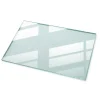 Wallfluent Dessus de table en verre trempé 120x80 cm Transparent- Plateau En Verre