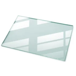 Wallfluent Dessus de table en verre trempé 120x80 cm Transparent- Plateau En Verre