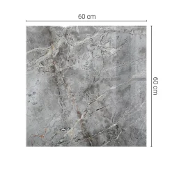 Wallfluent Plateau En Verre<Dessus de table en verre trempé 60x60 cm Motif naturel de marbre