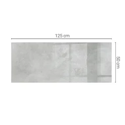 Wallfluent Plateau En Verre<Dessus de table en verre trempé 125x50 cm Texture de béton avec fissures