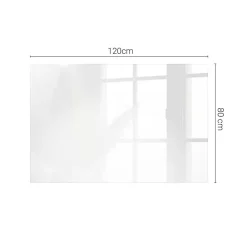 Wallfluent Plateau En Verre<Dessus de table en verre trempé 120x80 cm Couleur blanche lisse
