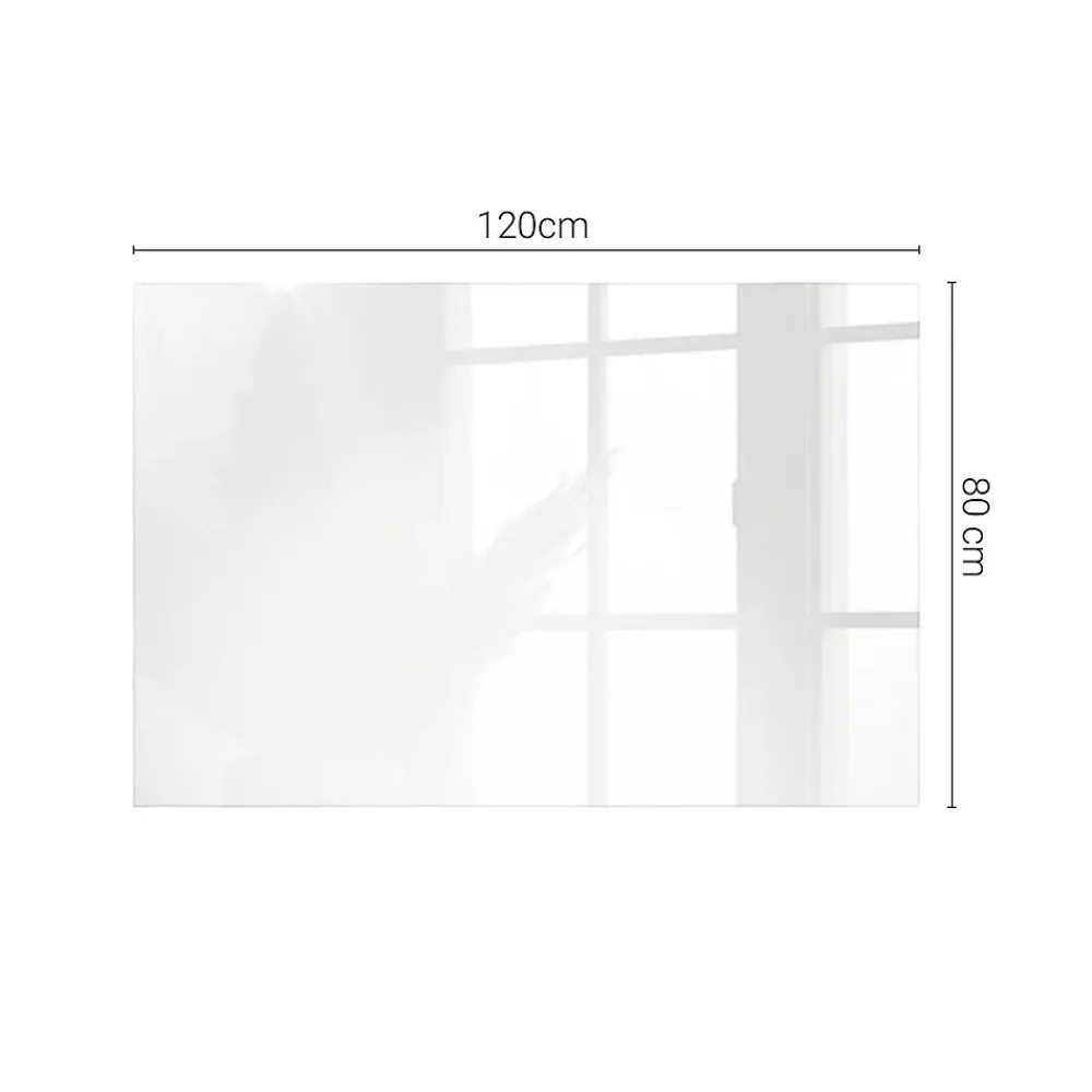 Wallfluent Plateau En Verre<Dessus de table en verre trempé 120x80 cm Couleur blanche lisse