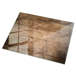 Wallfluent Plateau En Verre<Dessus de table en verre trempé 120x80 cm Structure de planches en bois