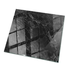Wallfluent Plateau En Verre<Dessus de table en verre trempé 60x60 cm Motif de marbre veiné