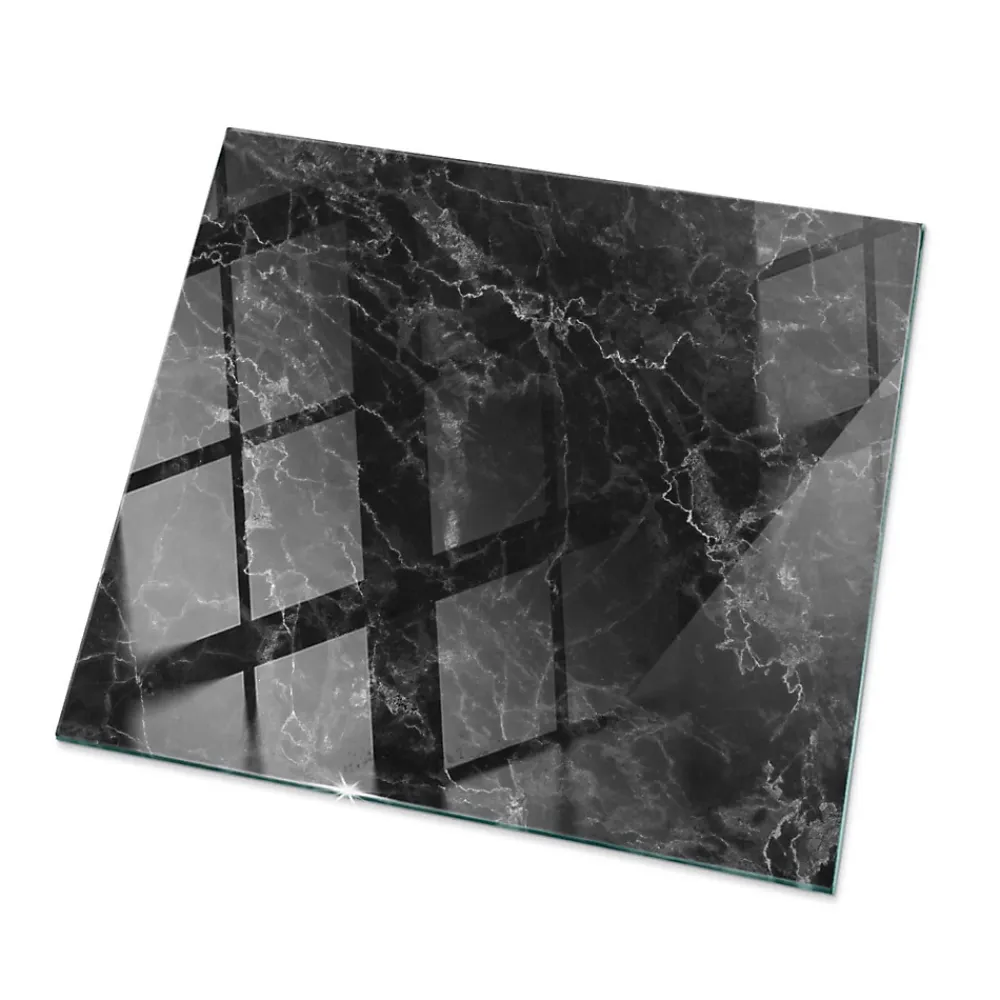 Wallfluent Plateau En Verre<Dessus de table en verre trempé 60x60 cm Motif de marbre veiné
