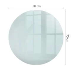Wallfluent Plateau En Verre<Dessus de table en verre trempé fi70 cm Transparent
