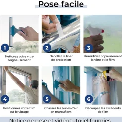 Film Occultant Pour Vitrage<DIMEXACT - Film occultant marron brillant pour fenêtre - 122 cm x 0.5 m - en Rouleau