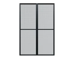 Canopia Moustiquaire Pour Tonnelle Et Pergola<Double-porte moustiquaire grise pour véranda et tonnelle