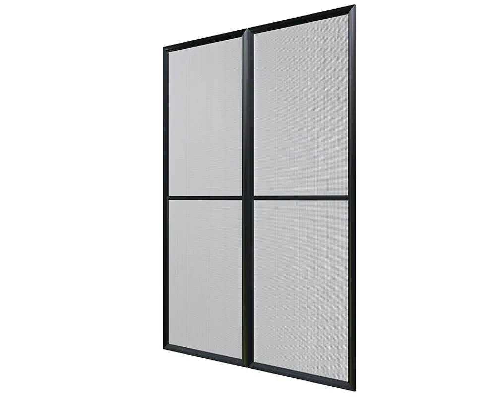 Canopia Moustiquaire Pour Tonnelle Et Pergola<Double-porte moustiquaire grise pour véranda et tonnelle