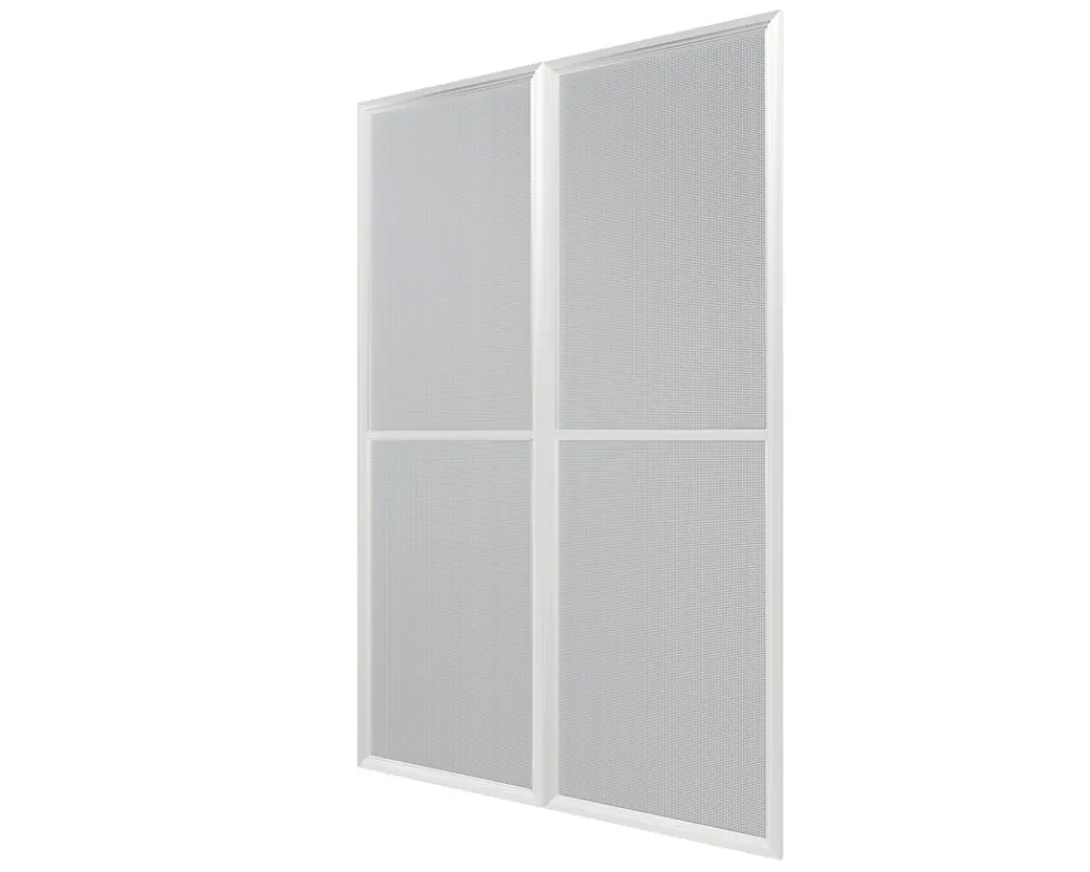 Canopia Double-porte moustiquaire blanche pour véranda- Moustiquaire Pour Tonnelle Et Pergola