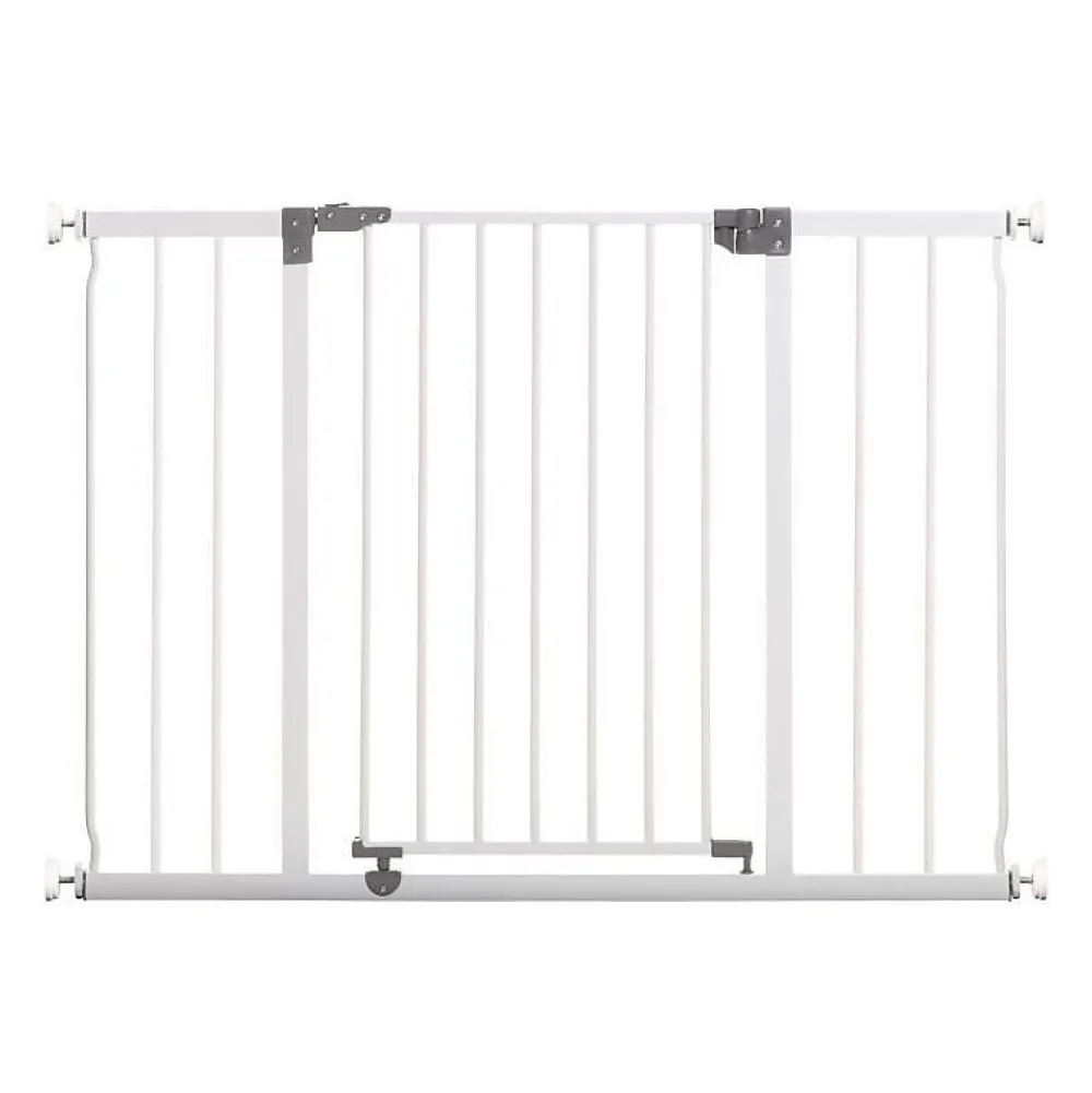 Dreambaby Barriere de securite Extra large LIBERTY - Par pression - L 99/105,5 x H 75 cm - Blanche- Barrière De Sécurité