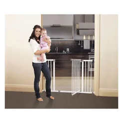 Dreambaby Barriere de securite Extra large LIBERTY - Par pression - L 99/105,5 x H 75 cm - Blanche- Barrière De Sécurité