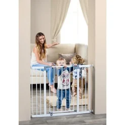 Dreambaby Barriere de securite Extra large LIBERTY - Par pression - L 99/105,5 x H 75 cm - Blanche- Barrière De Sécurité