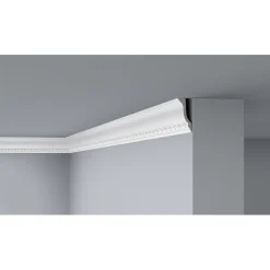 Decoflair Moulure Et Rosace De Plafond<E13 Moulure de plafond Polystyrène expansé 95 x 45 x 2000 - 1 pièce