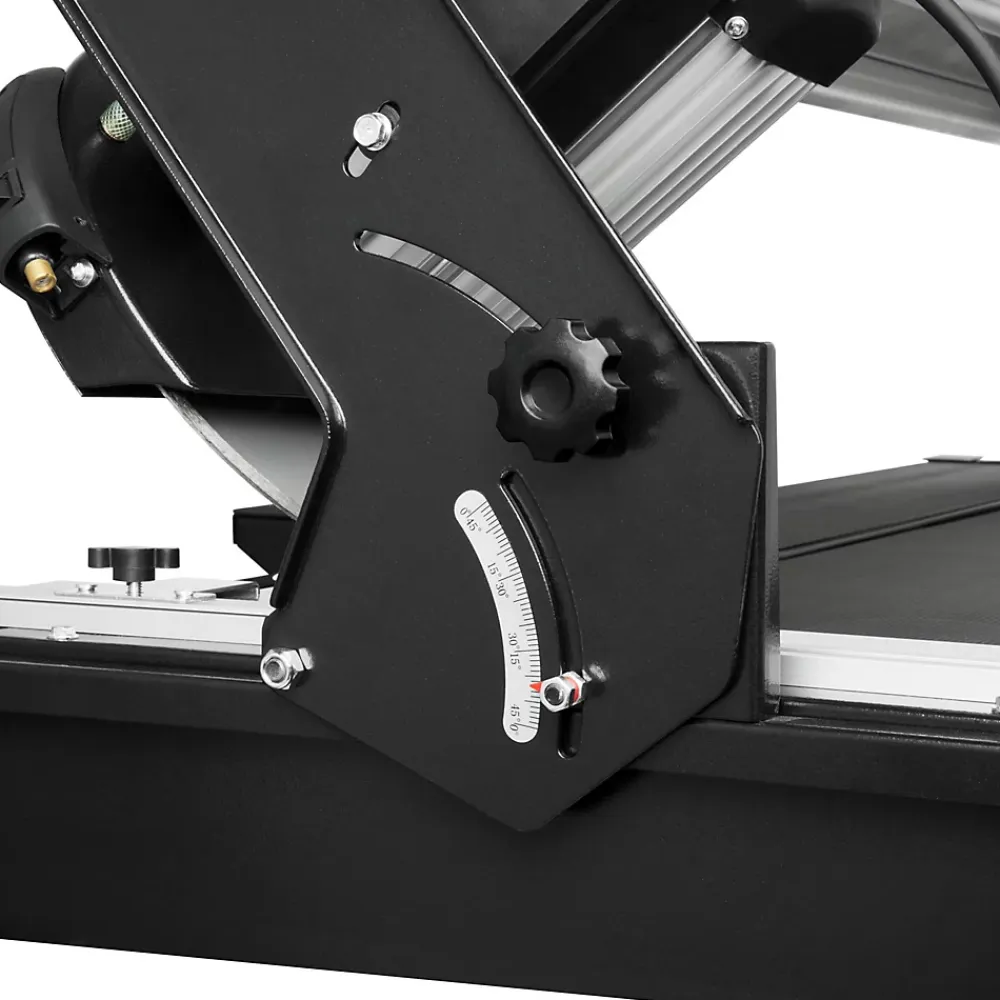 Eberth Coupe Carrelage Electrique 1500W, Lame de scie diamant 250mm Profondeur de coupe 36mm Longueur de coupe 1020mm, 0-45 degrés- Outils Du Carreleur
