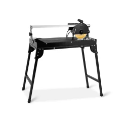 Eberth Outils Du Carreleur<Coupe-carreaux à eau, électrique Puissance 800 Watt, longueur de coupe 620mm, disque diamant 200mm