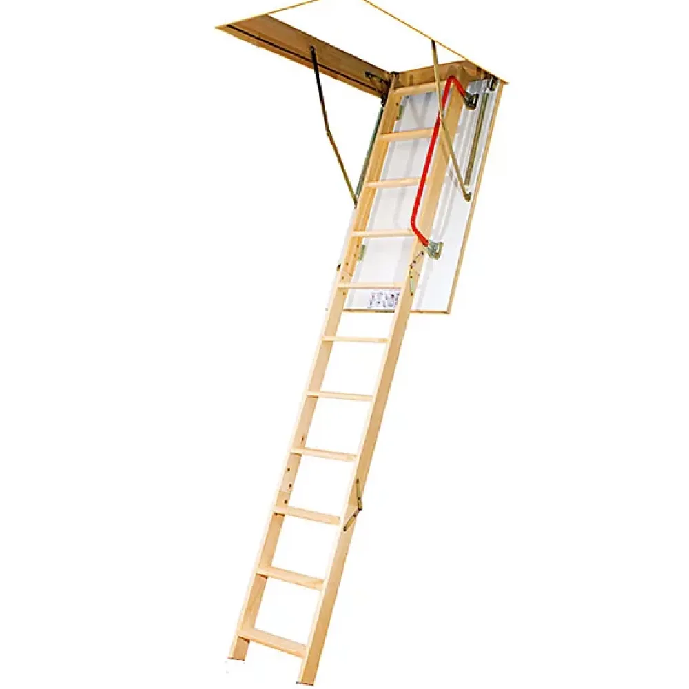 Matisere Escalier Escamotable<Echelle escamotable bois - Trémie de 60 x 100cm - Hauteur de 2.50 à 2.80m - LWK60100-2