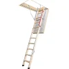 Matisere Echelle escamotable bois - Trémie de 60 x 120cm - Hauteur de 2.32 à 2.80m - LWZ60120-2- Escalier Escamotable