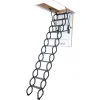 Matisere Echelle escamotable en métal - Trémie de 70 x 120cm - Hauteur de 2.80 à 3.00m - LST70120-300- Escalier Escamotable