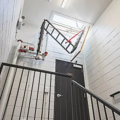 Matisere Escalier Escamotable<Echelle Escamotable Métal - Trappe 86x144cm - Hauteur 3.00 à 3.66m - LMP86144-3