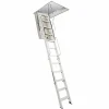 Matisere Escalier Escamotable<Echelle Escamotable Métal - Trappe 90x130cm - Hauteur 3.70 à 3.80m - ACI-QUA380/130-90