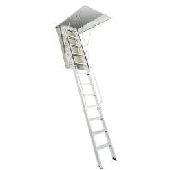 Matisere Escalier Escamotable<Echelle Escamotable Métal - Trappe 70x150cm - Hauteur 2.90 à 3.00m - ACI-TRE300/150-70