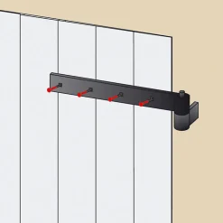 Afbat - Tb Industrie Sas Accesoire Pour Volet<Ecrou avec vis à tête collet carrée acier noir Afbat - ⌀7X L.60mm - 8 pièces