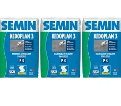 Semin Ragréage Et Primaire Pour Carrelage<Enduit de Ragréage Autolissant Kedoplan 3 , Sol Intérieur, sac de 25 kg, lot de 3