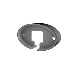 Kordo Enjoliveur de main courante Inoline Prestio gris karako 30 x 55 x 15 mm- Accessoire D'Escalier