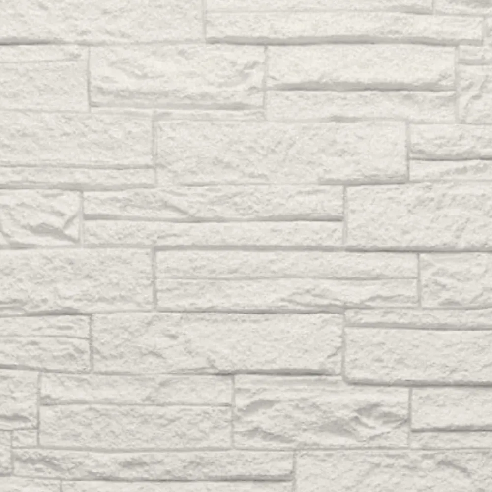 Divina Home Panneau Mural Décoratif<Ensemble de 12 panneaux décoratifs effet brique et pierre 3D, revêtement mural PU 8,6 m² (120x60x2,5 cm), quartzite blanc