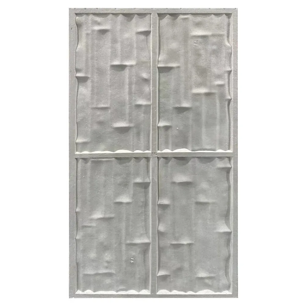 Divina Home Panneau Mural Décoratif<Ensemble de 12 panneaux décoratifs effet brique et pierre 3D, revêtement mural PU 8,6 m² (120x60x2,5 cm), quartzite blanc