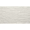 Divina Home Panneau Mural Décoratif<Ensemble de 12 panneaux décoratifs effet brique et pierre 3D, revêtement mural PU 8,6 m² (120x60x2,5 cm), quartzite blanc