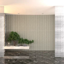 Divina Home Panneau Mural Décoratif<Ensemble de 12 panneaux décoratifs effet pierre 3D grattée, revêtement mural PU 8,6 m² (120x60x2,5 cm), gris roche