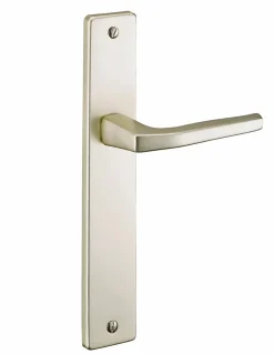 Thirard Poignée De Porte<Ensemble de poignées pour porte intérieure Picardie sans trou, carré 8mm, entr'axes 195mm, couleur champagne -