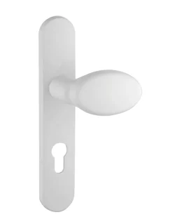 Thirard Poignée De Porte<Ensemble de poignées pour porte d'entrée palière Sultane trou de cylindre, entr'axes 195mm, blanc -