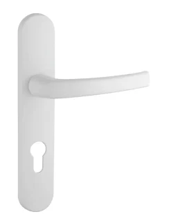 Thirard Poignée De Porte<Ensemble de poignées pour porte d'entrée palière Sultane trou de cylindre, entr'axes 195mm, blanc -