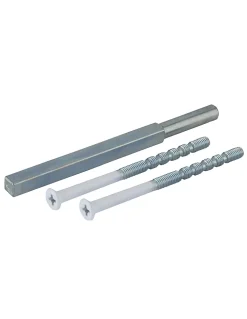 Thirard Poignée De Porte<Ensemble de poignées pour porte d'entrée palière Sultane trou de cylindre, entr'axes 195mm, blanc -