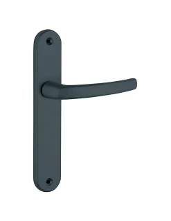 Thirard Ensemble de poignées pour porte intérieure Sultane sans trou, carré 7mm, entr'axes 195mm, anthracite -- Poignée De Porte