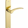 Thirard Poignée De Porte<Ensemble de poignées pour porte intérieure Dionysos sans trou, carré 7mm, entr'axes 195mm, laitonné -