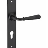Thirard Poignée De Porte<Ensemble de poignées pour porte d'entrée Charon trou de cylindre, carré 7mm, entr'axes 195mm, acier patiné -
