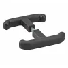 Thirard Ensemble de poignées pour porte de garage T, carré 7mm, noir -- Accessoire Pour Porte De Garage