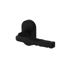 Ensemble poignée sur rosace à visser Bovel noir Ø63mm- Poignée De Porte Extérieure