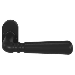 GoodHome Poignée De Porte Extérieure<Ensemble poignée sur rosace à visser Kilhog noir Ø63mm